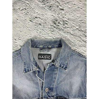 Dolce Gabbana D&G Basic Denim Jacket blue slim digger