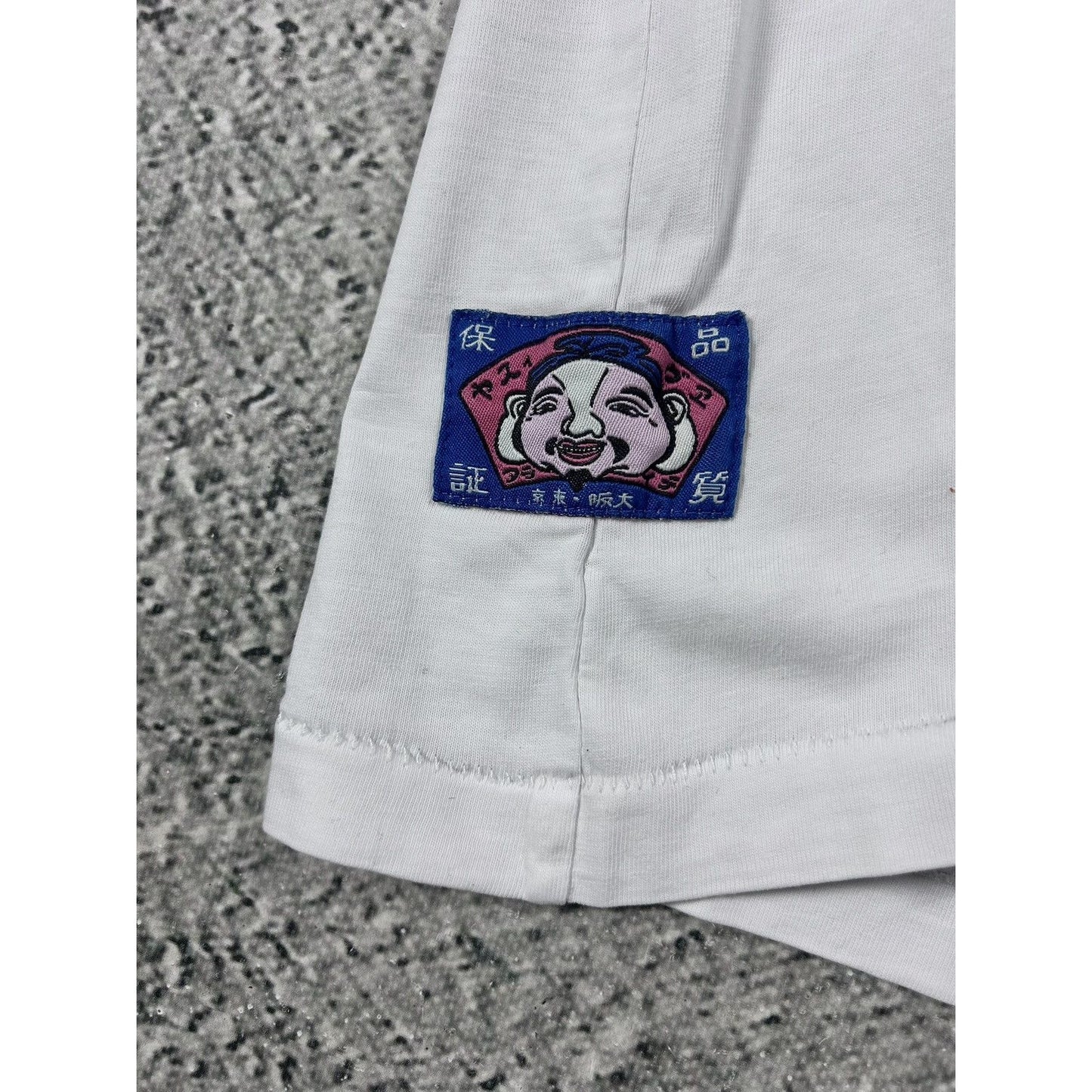 Evisu T-shirt big logo skull white Y2K Donna