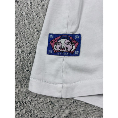 Evisu T-shirt big logo skull white Y2K Donna