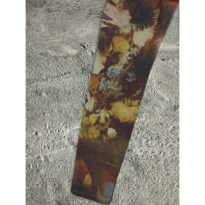 Diesel jeans skinny slim print flowers Y2K grey