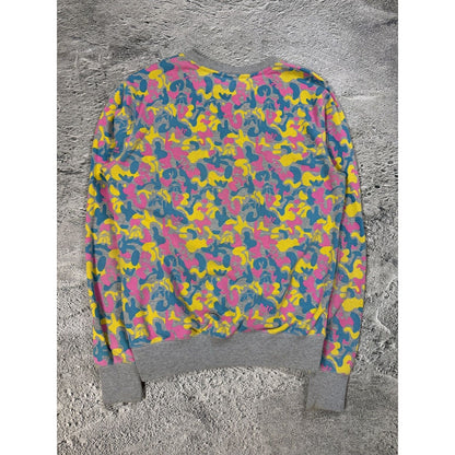 Evisu sweatshirt multicolor camo Bape style Y2K