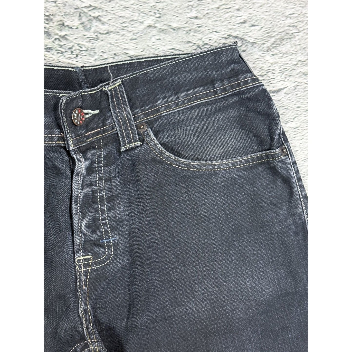 Evisu x Puma vintage black jeans black seagulls straight