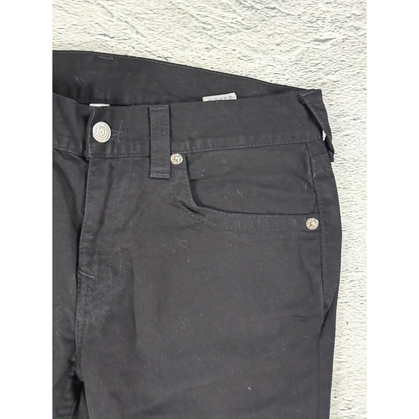 True Religion vintage jeans slim black Y2K