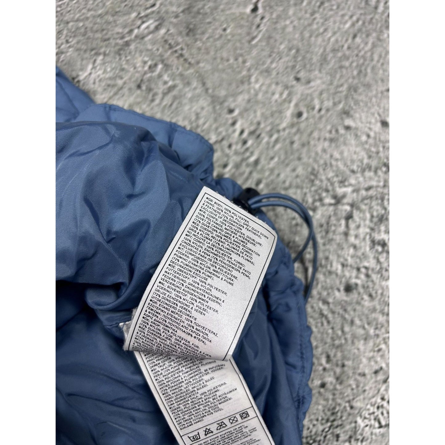 Nike vintage blue puffer vest small swoosh 2000s