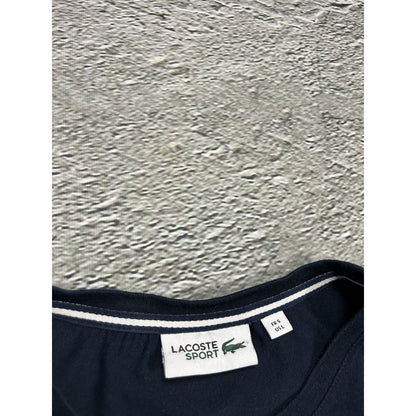 Lacoste Sport t-shirt navy France flag