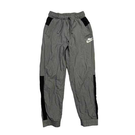 Nike vintage grey nylon track pants small logo drill Y2K