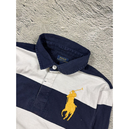 Chief Keef Polo Ralph Lauren navy white longsleeve striped big pony