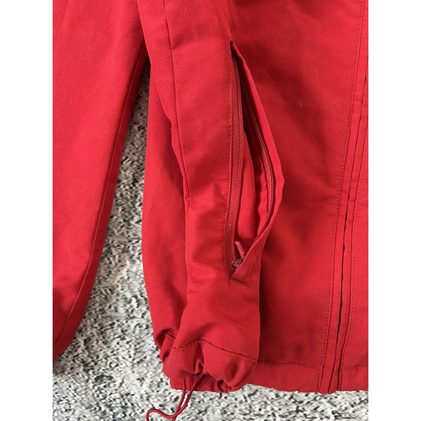 Adidas AC Milan track jacket 2009 vintage red Y2K nylon zip