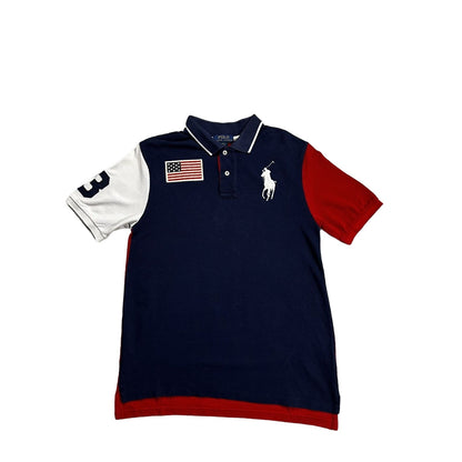 Chief Keef Polo Ralph Lauren vintage USA big pony navy red