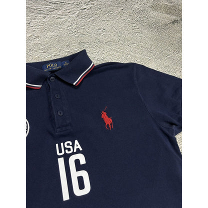 Chief Keef Polo Ralph Lauren vintage navy USA t-shirt