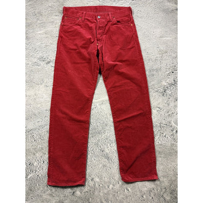 Evisu red pants jeans made in japan vintage