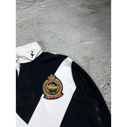Chief Keef Polo Ralph Lauren black longsleeve white X