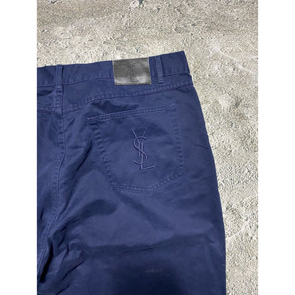 Yves Saint Laurent vintage chino pants YSL jeans navy