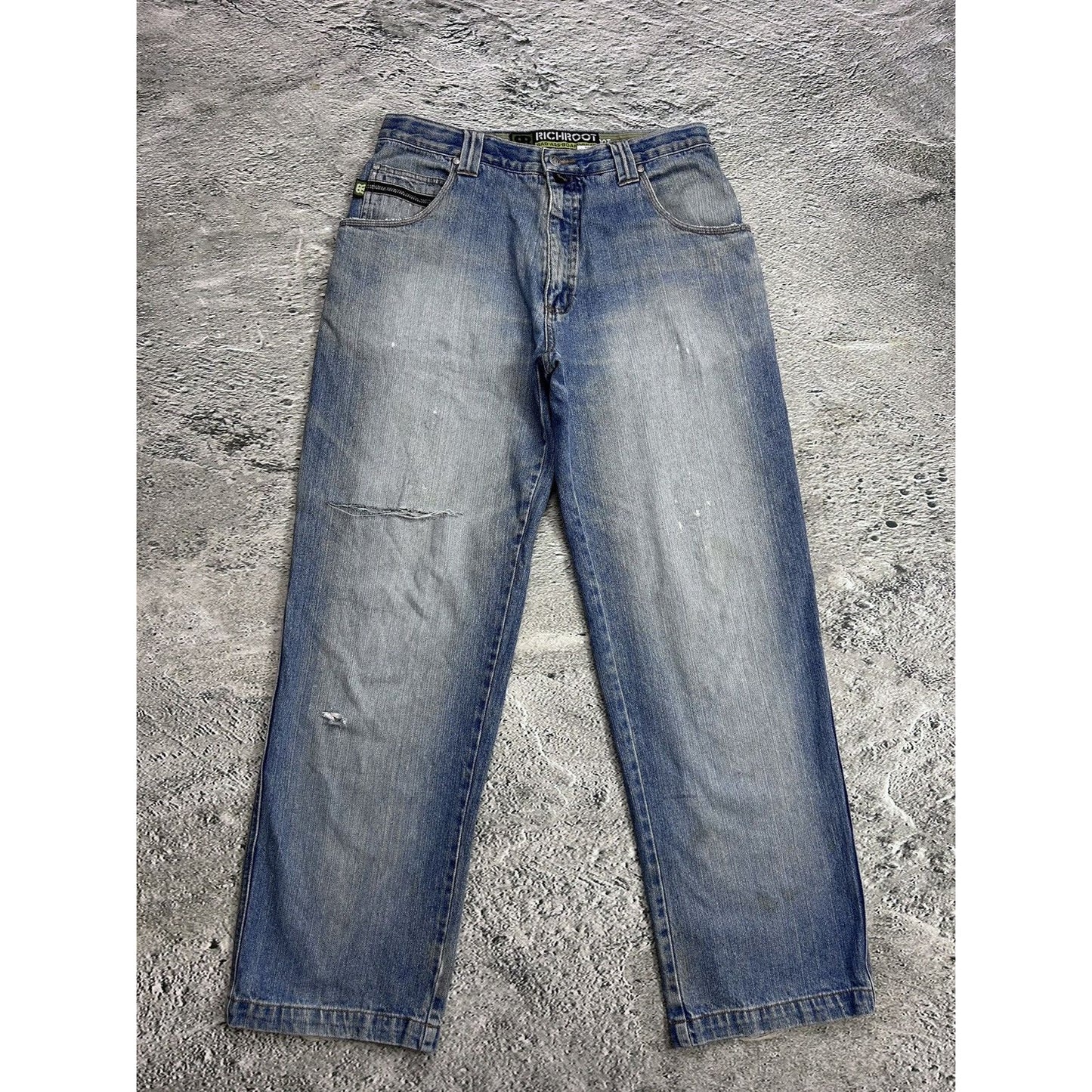 Pelle Pelle vintage blue jeans Richroot Y2K baggy denim