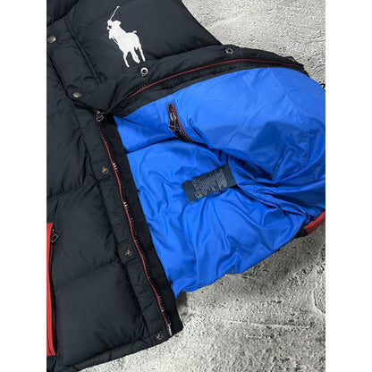 Chief Keef Polo Ralph Lauren vintage puffer vest black USA