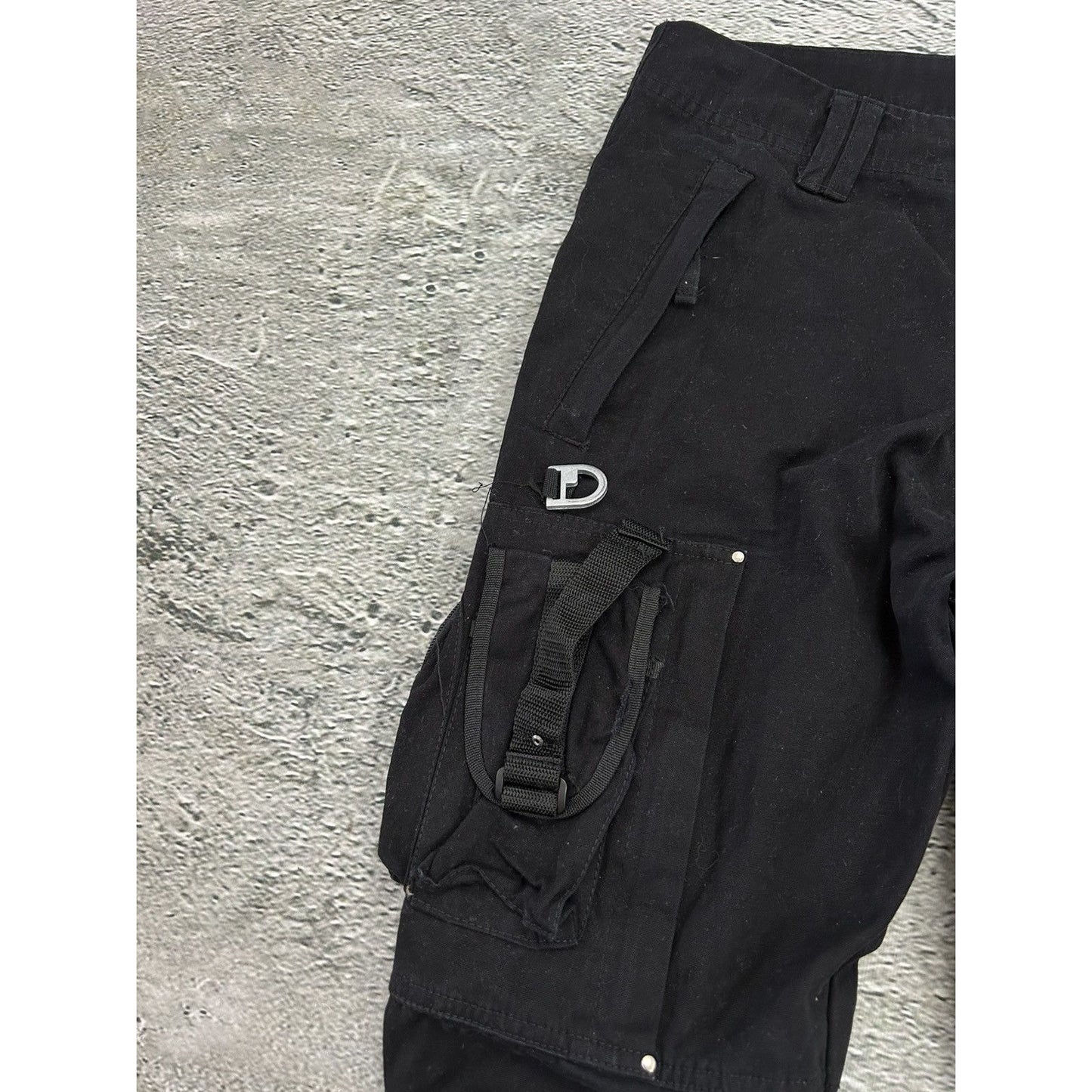 Field lived cargo pants black workwear military utility