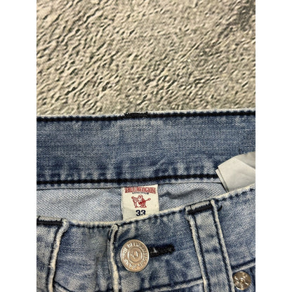 True Religion jeans vintage washed blue denim pants bootcut