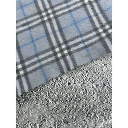 Burberry scarf lambswool cashmere baby blue nova check