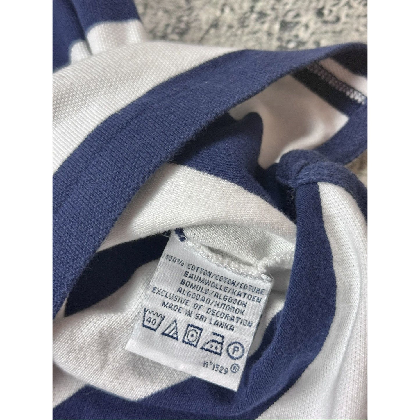 Chief Keef Polo Ralph Lauren T-shirt vintage blue striped