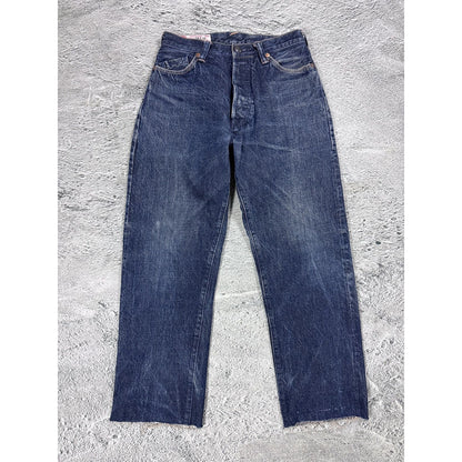 Evisu Yamane jeans embroidery japanese vintage cat face gull