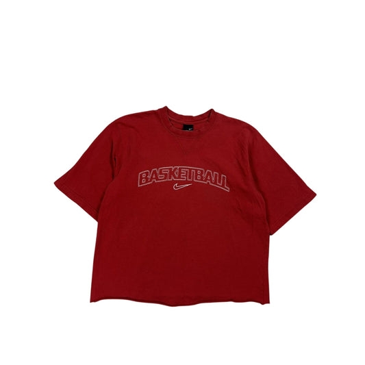 Nike Basketball T-Shirt Vintage Red Boxy Cropped