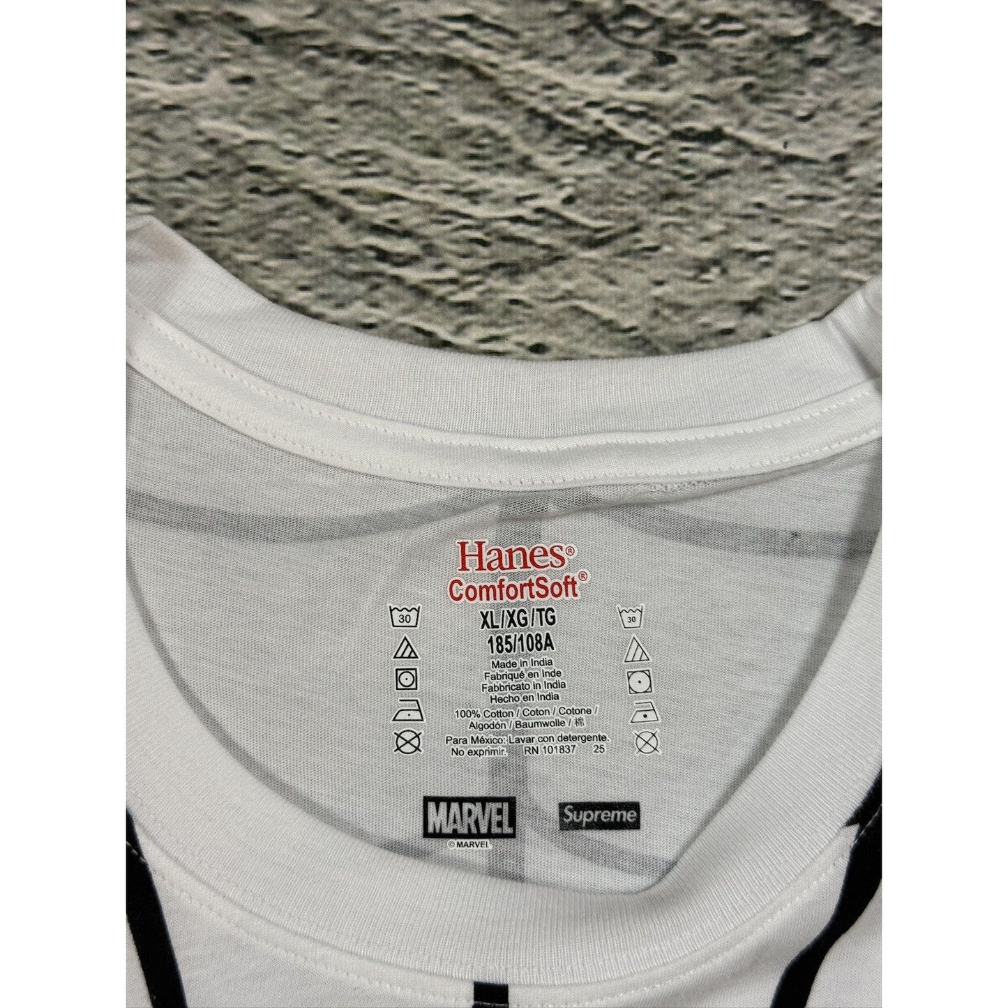 Supreme Hanes Spider-Man T-shirt Web white Marvel