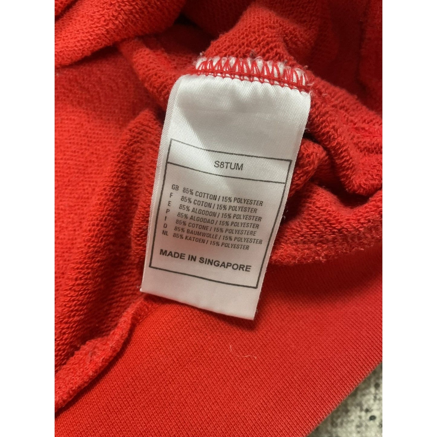 Nike Crewneck Vintage Red Big Logo swoosh 90s