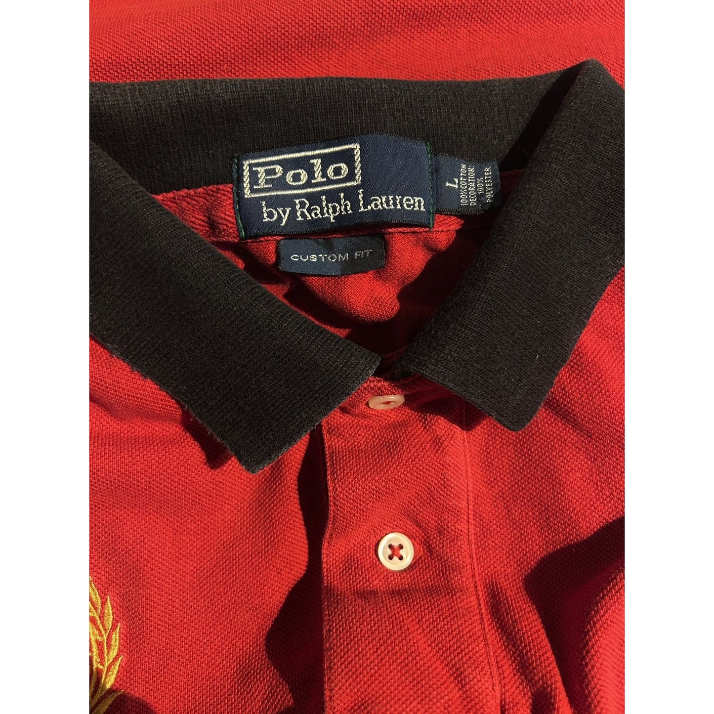 Chief Keef Polo Ralph Lauren Milan Red polo T-shirt