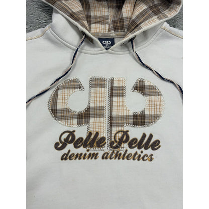 Pelle Pelle hoodie big logo 90s beige sweatshirt
