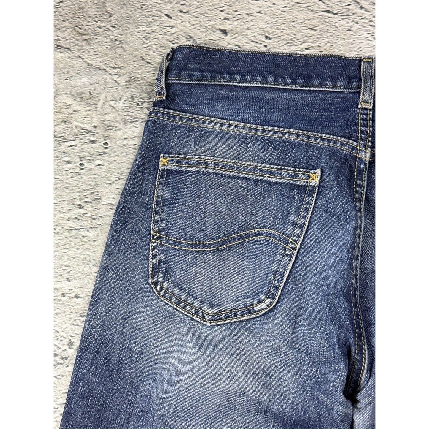 Lee flared bootcut jeans denim pants Y2K washed