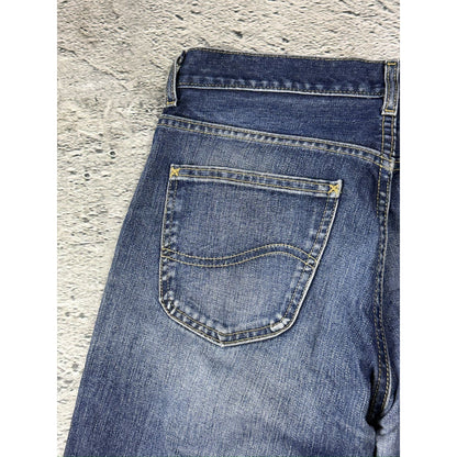Lee flared bootcut jeans denim pants Y2K washed