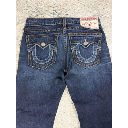 True Religion jeans vintage Ricky denim pants blue big logo