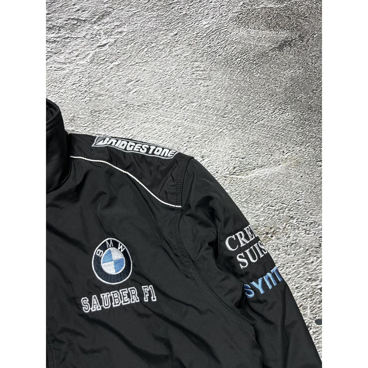 BMW Racing Jacket vintage black bomber Intel Sauber F1