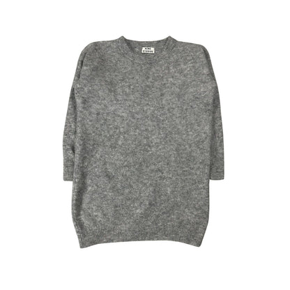 Acne Studios mohair long sweater wham moh grey