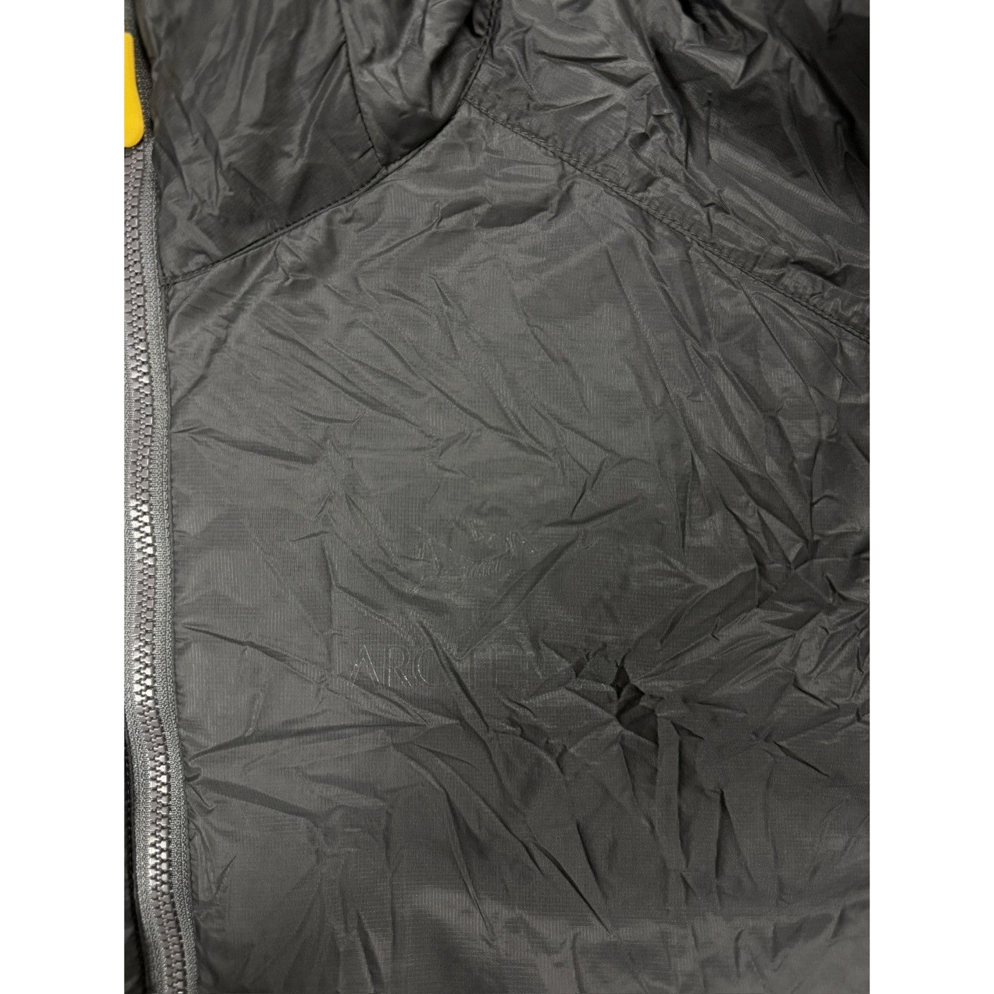 Arc’teryx jacket Nulcei hoody padded nylon jacket dark grey