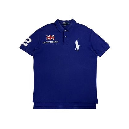 Chief Keef Polo Ralph Lauren Great Britain vintage blue navy