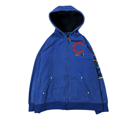 Coogi vintage zip hoodie blue Australia logo Y2K