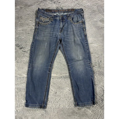 Rock Revival Rogue washed jeans Y2K flared Bootcut