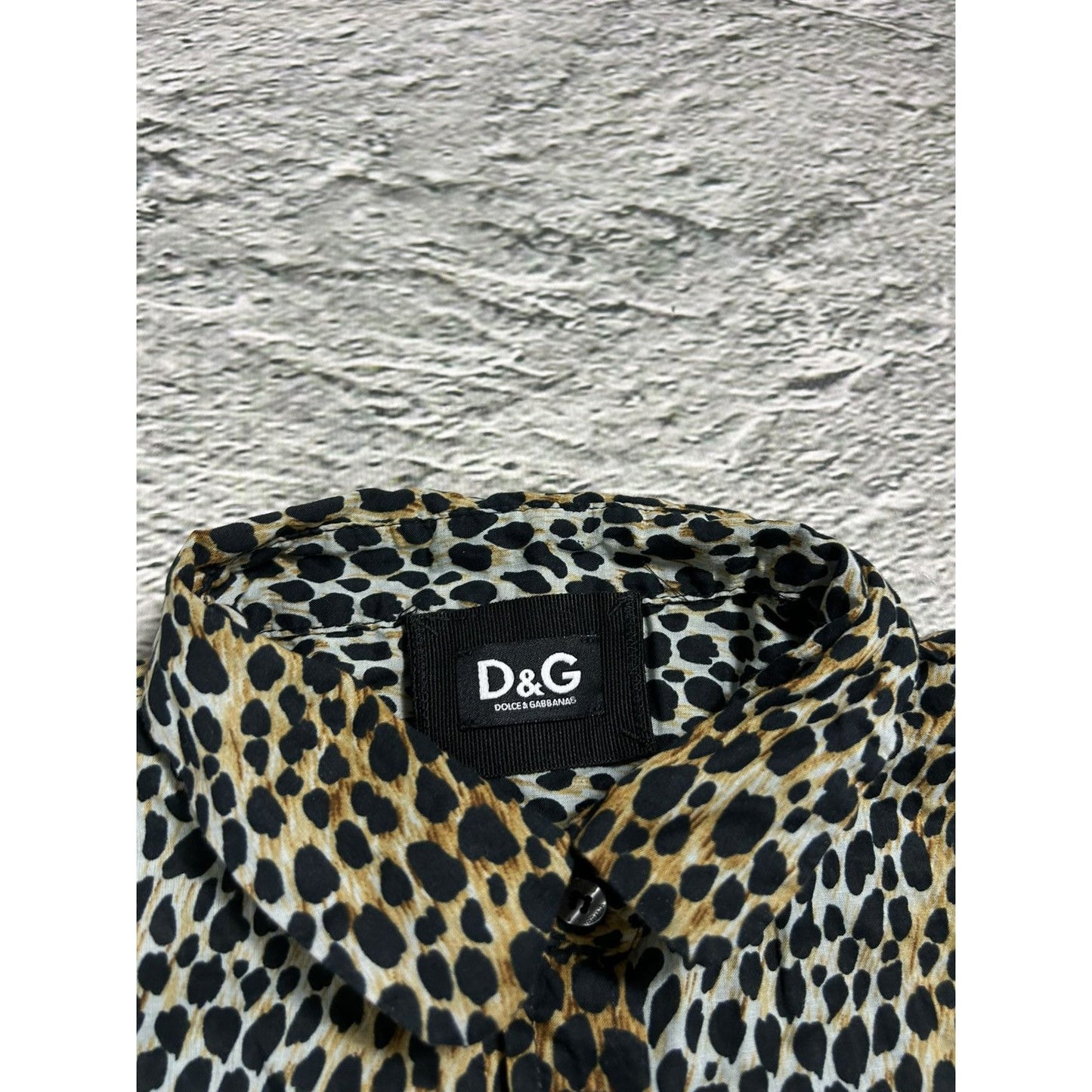Dolce & Gabbana cheetah shirt button up shirt