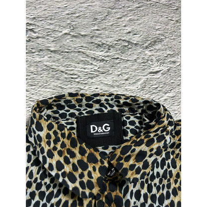 Dolce & Gabbana cheetah shirt button up shirt