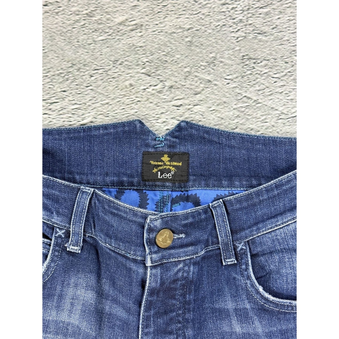 Vivienne Westwood x Lee jorts Denim Rock n' Roll Shorts