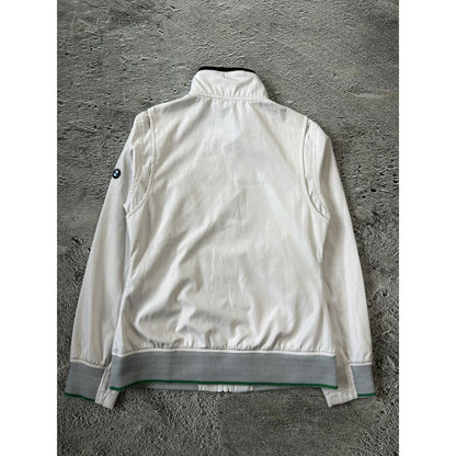 BMW Racing Jacket vintage white bomber track jacket
