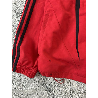 Adidas AC Milan track jacket 2009 vintage red Y2K nylon zip