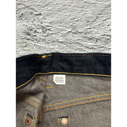 Evisu daicock big logo jeans khaki selvedge denim navy