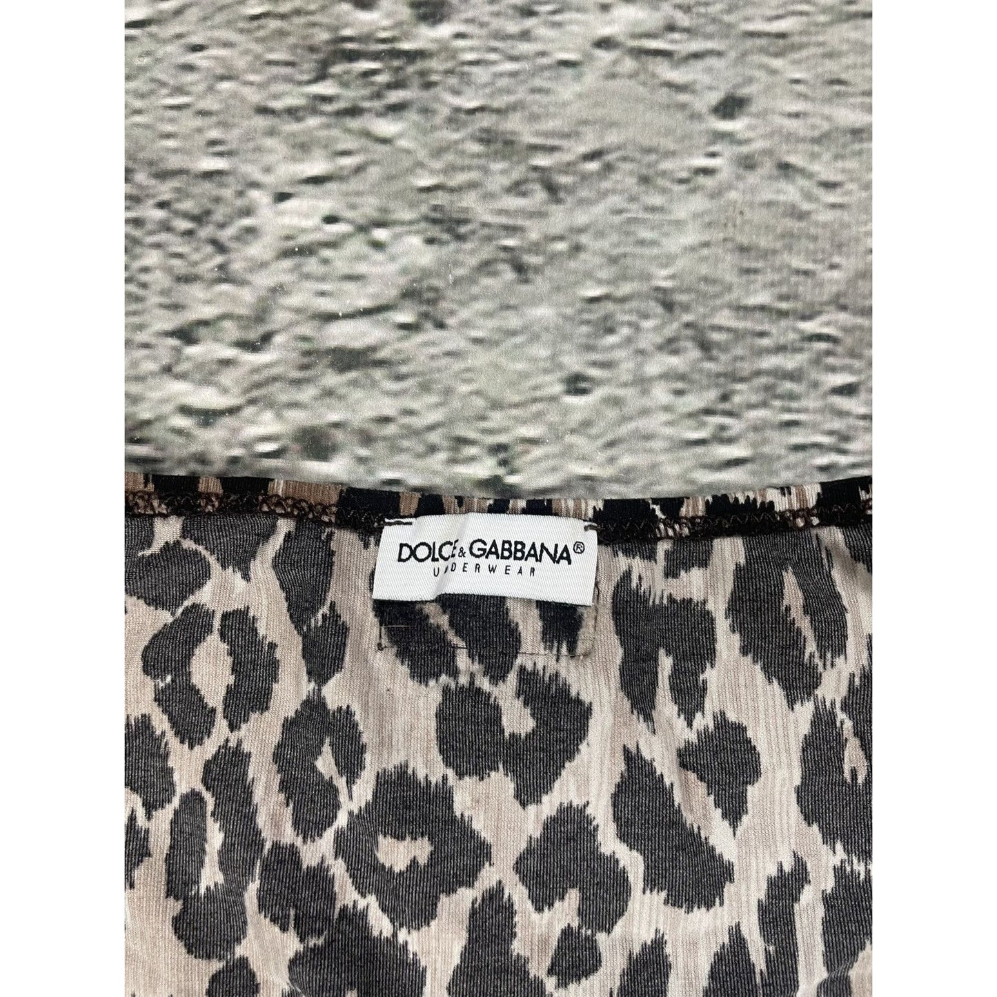 Dolce & Gabbana Cheetah Printed tank top sleeveless DG Y2K