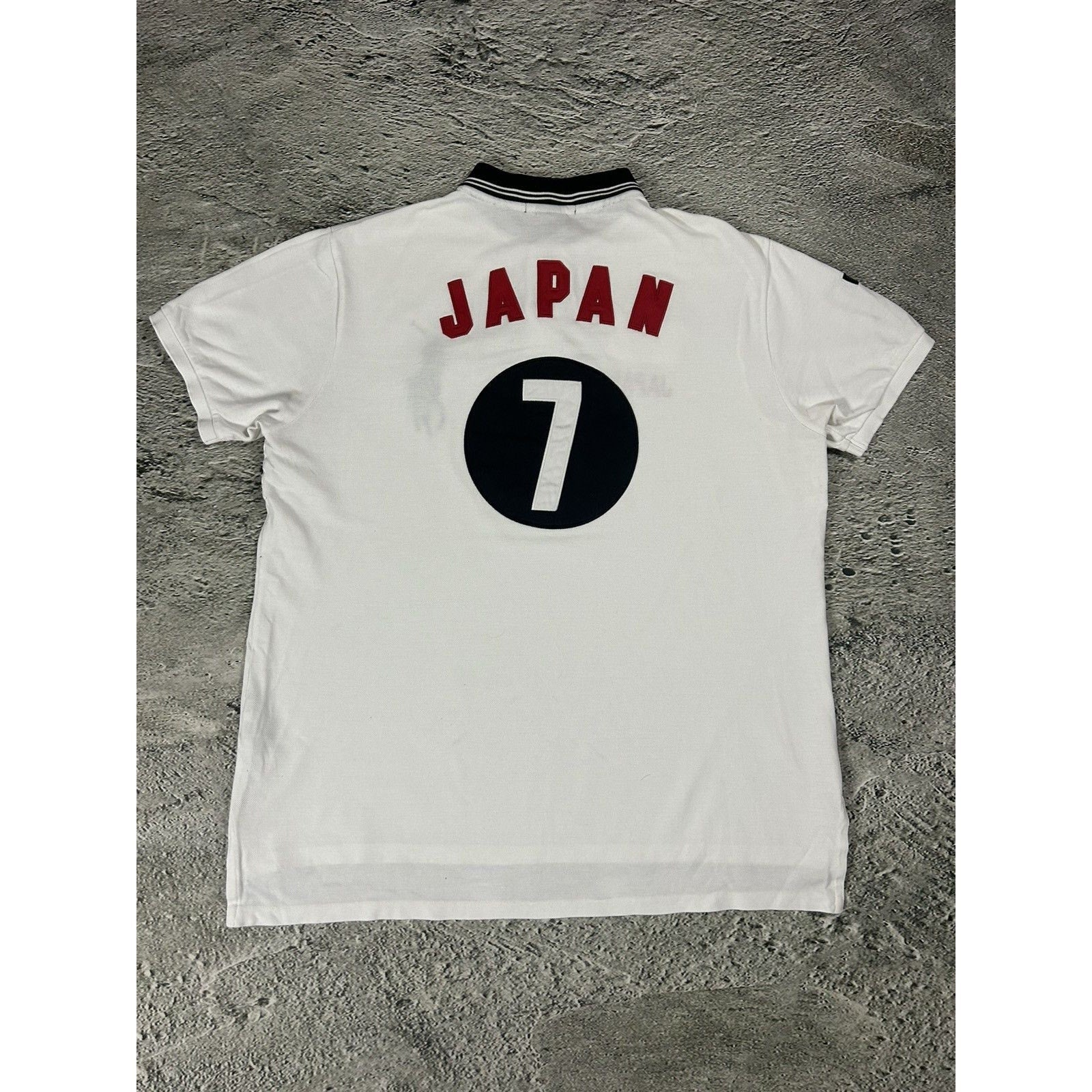 Chief Keef Polo Ralph Lauren Japan white red Polo big pony – Refitted
