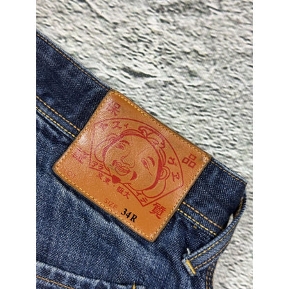 Evisu jeans vintage denim pants cargo blue Y2K