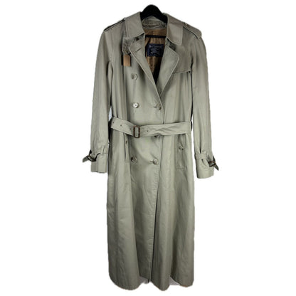 Burberrys trench coat beige wool lining vintage nova check