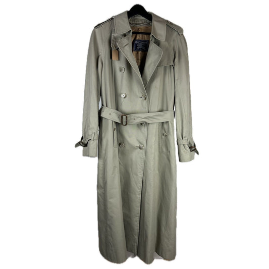 Burberrys trench coat beige wool lining vintage nova check