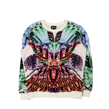 Just Cavalli sweatshirt psychodelic multicolor diamonds
